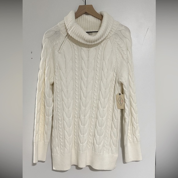 ST. JOHN’S BAY | Chunky Knit Turtleneck Sweater - Picture 1 of 5